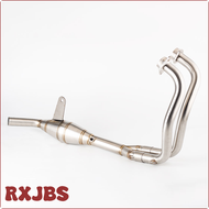 [RXJBS] Motorcycle exhaust system for YAMAHA YZF-R25 YZF-R3 2014-2023 MT-25 MT-03 2016-2023 R25 exha