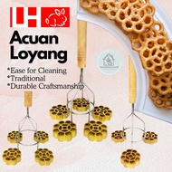 Tembaga Loyang 3/4/5 Serangkai /Loyang Honeycomb Biscuits/ Rose Cookies Mould / Loyang Berkembar