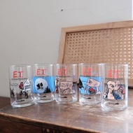 絕版E.T.外星人 suntory玻璃杯組