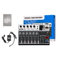 NEW BAXS K500/K700 mixer mini audio 5/7 channel Mixer audio murah meriah asli profesional Penyesuaia