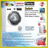 BOSCH WTX87MH0SG Series 8 Heat Pump Dryer 9kg Auto Clean / Bosch WTX87MH0SG Series 8 Heat Pump Dryer