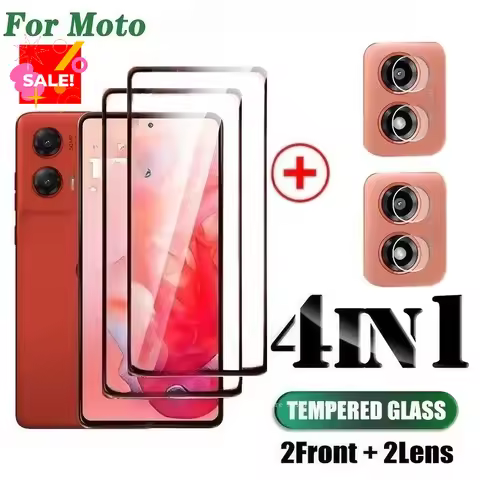 4IN1 Screen Protector for Motorola Edge 50 Neo 60 Fusion 40 30 Pro Ultra G84 G85 G82 G72 G64 G75 G55