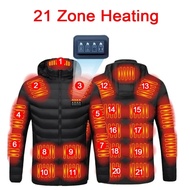 【Popular Categories】 21 Areas Heated Jacket Men Jacket Heated Winter Women Electric Usb Heater Tacti