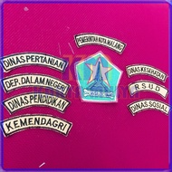 Malang City Service Embroidery Complete Embroidery Bet Malang City Government Service Uniform - KM