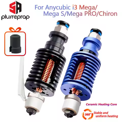 For Anycubic Mega S X Chiron Hotend with Ceramic Heating Core Upgrade Speed Printing Head