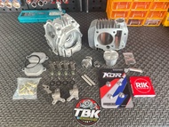 ชุด 4วาล์ว Kdr ฝา เสื้อ ลูก 57 59 60 มิล ใส่เวฟ125RSX125iไฟเลี้ยวบังลม แถมฟรี สปริงแต่ง รีเทนเนอร์ไท