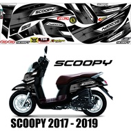 STIKER VARIASI SCOOPY - MOTIF NEW 2017-2019 VARIASI MOTIP SIMPLE STRIPING NEW SCOOPY ALL