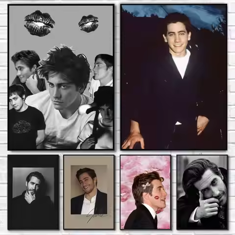 J-Jake G-Gyllenhaal Poster Self-adhesive Art Waterproof Paper Sticker Coffee House Bar Room Wall Dec