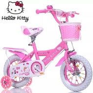 12吋kitty 兒童單車 全新 送後坐位／公仔  ，包送貨／安裝好  只須458元 BBCWPbike-whatsapp 67069787