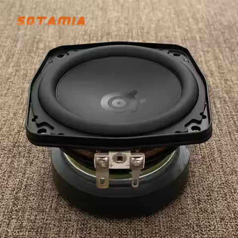SOTAMIA 1Pcs 3 Inch Mid-woofer Audio 8 Ohm 20W Subwoofer Speaker Long-stroke Bass DIY Bookshelf Blue