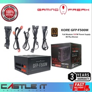 Gaming Freak AVF KORE 500W PSU Power Supply 80PLUS Bronze Full Modular GFP-F500M