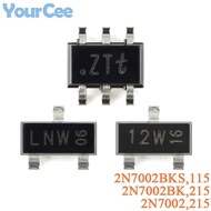 50Pcs 2N7002 2N7002BK ,215 2N7002BKS,115 SOT-23-3 SOT-363 N-Channel 60V 300mA 350mA MOSFET Field Eff
