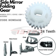 Honda02 Honda City TM0 T9A Fit GE6 Civic FD SNA CRV SWA Accord SDA TA0 Side Mirror Gear Folding Cerm