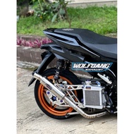 Saleba/ Exhaust List Type V2 Stainless Titan Original Wolfgang Exhaust Stainless Titan For Vario Aer