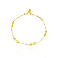 Carnival Ribbon Bracelet in 999 gold by Ngee Soon Jewellery