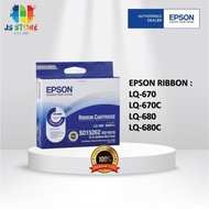 [💯100% ORIGINAL💯]Epson LQ680 (S015508) Original Black Ribbon /EPSON dot-matrix LQ-670, LQ-680, LQ-68