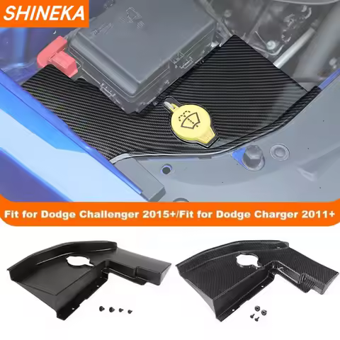SHINEKA Car Wiper Spray Water Bottle Decoration Cover for Dodge Charger 2011 Up/for Dodge Challenger