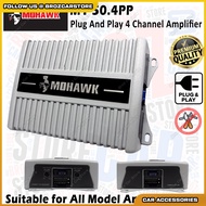 Mohawk Android Amplifier M1-50.4PP 4 Channel Plug and Play Power Amplifier for Car Android Player Android Amp