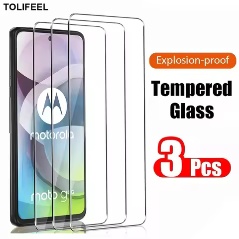 3Pcs Tempered Glass For Motorola Moto X30 Z4 One Ace Fusin+ 5G One Macro Hyper G Pure Fast G Play G9
