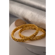 18k Gold Bracelet 375 New Viral Model