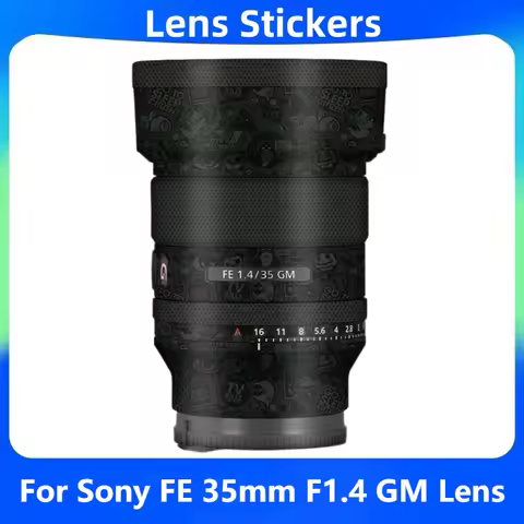 FE 35 1.4 GM SEL35F14GM Anti-Scratch Camera Lens Sticker Coat Wrap Protective Film Body Protector Sk