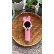 OOJODOG /AMGRAS fan cover / bow / coquette / custom made / crochet /minifan