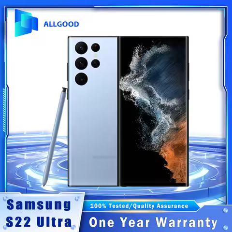 Samsung Galaxy S22 Ultra 5G S908U1 6.8 Inch 8GB 128GB Snapdragon 8 Gen 1 100X Zoom eSIM NFC Octa-Cor