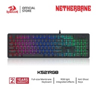 Redragon K521 RGB LED Wired Gaming Keyboard 104 Keys Membrane RGB Keyboard