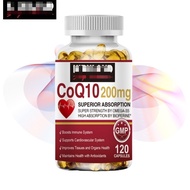 CQ1O0 200 mg softgels CoQ10 CoQ10 supplement helps improve heart function and lower blood pressure