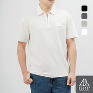 D2SHOP Men's Polo Shirt with Zip collar, Flex Pique Blend fabric B-B99003