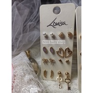 Sweden earring LOVISA *1card 8sets*⚠️READY STOCK