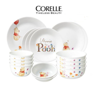 [CORELLE] Winnie The Pooh Tableware 16p Set for 4 People (Round Plate) / Dinnerware