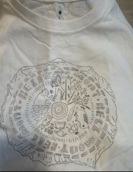 Mont bell 全棉白T shirt