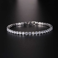 Fashion 4mm Zircon Bracelet Men Women Tennis Bracelet Bracelet