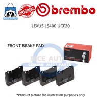 LEXUS LS400 UCF20 (FRONT) DISC BRAKE PAD (1SET =4PCS)-BRAND 100% ORIGINAL BREMBO