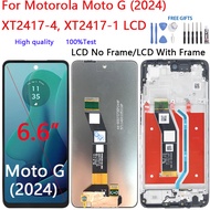 For Motorola Moto G (2024) XT2417-4, XT2417-1 LCD Display Touch Screen Digitizer Assembly Display Re