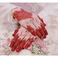 INSTANT HAND HENNA BRIDAL HAND HENNA MAROON HAND HENNA HENNA STICKER