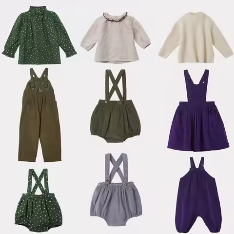 Baby Girl Clothes CBC Brand New Autumn Toddler Kids Shirts Fashion Overall Long Sleeve Tops Blouses 