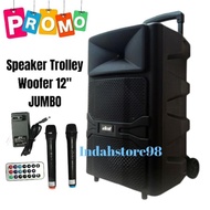- promo! speaker aktif portable dat 12 inch bluetooth karaoke aux 2
