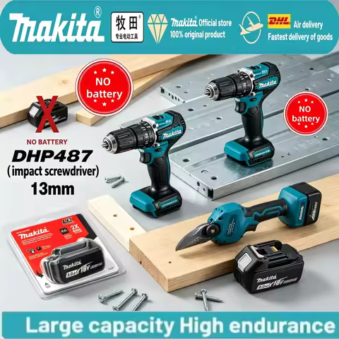 Outdoor Genuine Makita 18V LXT Matching Tool, embedded voltage monitor chip, no battery DHP487 drill