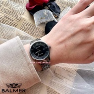 [Original] Balmer 8176L BK-4 Elegance Sapphire Women's Watch with Black Dial Black Stainless Steel |