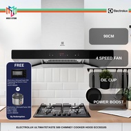 Electrolux ECC9310S 90cm UltimateTaste 500 chimney cooker hoods Stainless Steel 1500 Air Flow Cerobo