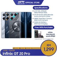 [PRE ORDER] Infinix GT 20 Pro (12GB+256GB) Smartphone - Original 1 Year Warranty by Infinix Malaysia