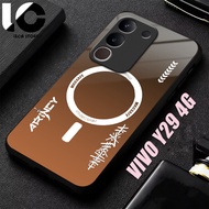 Casing hp VIVO Y29 4G Softcase VIVO Y29 4G Case Glossy Casing Shiny Glass Protector hp Phone Accesso