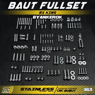 MESIN FULL SET ENGINE BODY RX KING BYANKEROK STYLE STAINLESS CUSTOM CNC LATHE 2TC FACTORY