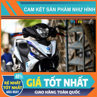 Tem Rời Dán Xe Winner V1 Mẫu Konica Trắng Đen Xanh
