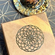 【獨家設計】生命之籽釷羅斯管神聖幾何金屬貼紙