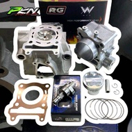 ชุดเสื้อหรีดLEAD เสื้อสูบพร้อมฝาสูบRG แคมแต่งTBS แคมแต่งเต้บ้านสวน รุ่นLEAD GIORNO PCX160 ชุดเสื้อลู