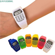 JUNYUE88WL Electronic Calculator Multi-Purpose Fashion Children Watch Silicone For Kids Date Electro