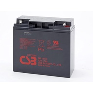 CSB GP12170 12V 17Ah Battery - High Performance Sealed Lead Acid for UPS, Alarm Systems